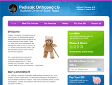Tablet Screenshot of pediorthosa.com